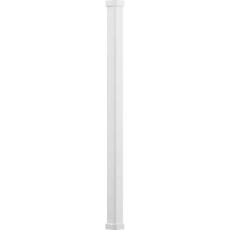 Ekena Millwork 6" x 8' Endura-Aluminum Craftsman Style Column Square Shaft (For Post Wrap Installation) Non-Tapered EA0608INPSPCRCR